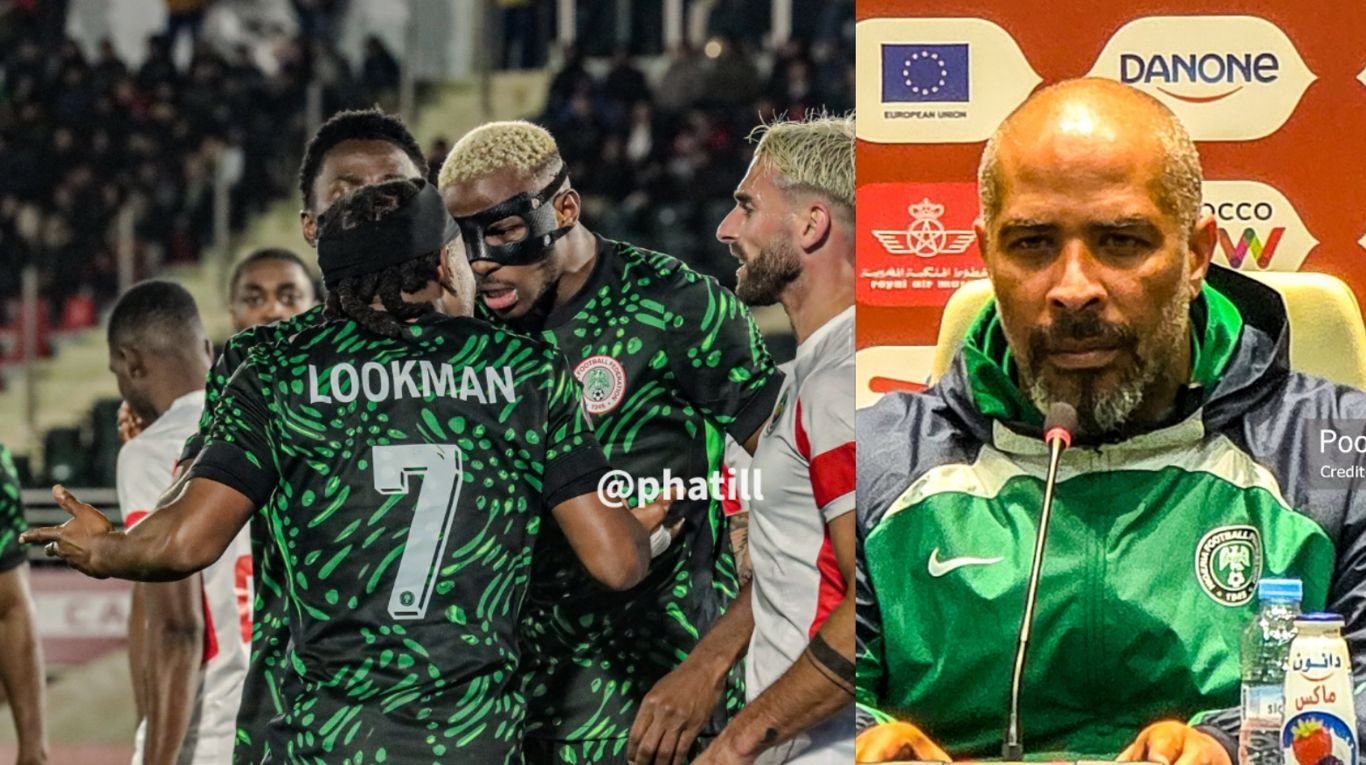 ademola lookman and victor osimhen and eric chelle #AFCON2025: Eric Chelle addresses Osimhen's outburst in Mozambique win