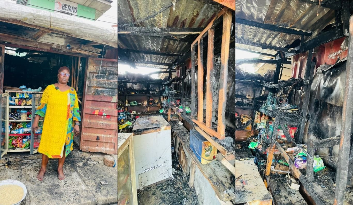 calabar fire razes shops Fire razes shops worth millions in Calabar