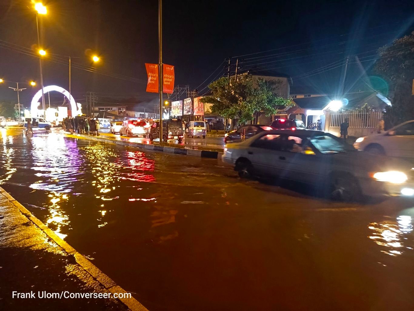 calabar flood 2 Flashes of flood follow New Year's Eve rainfall in Calabar