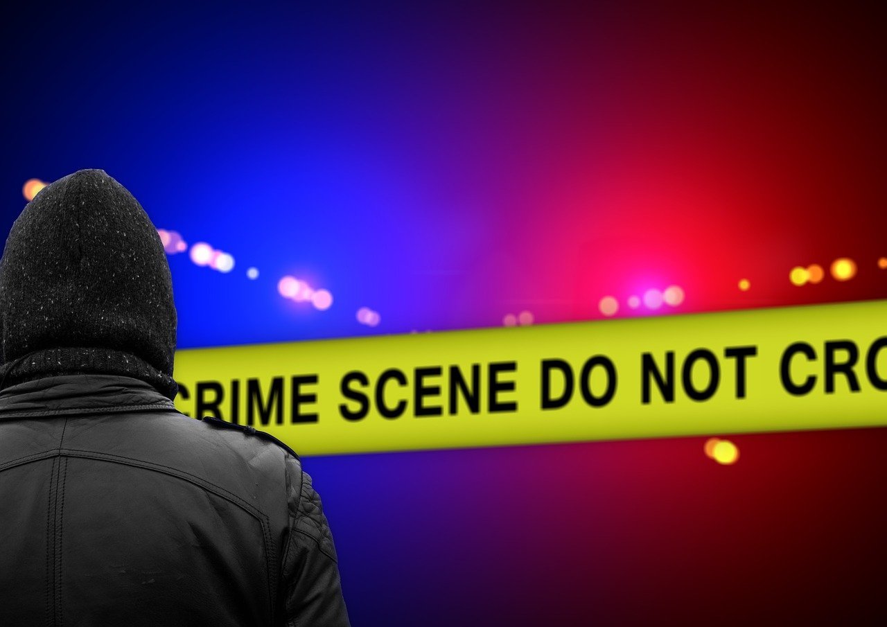 police crime scene Man arrested after wife’s body found in boot of car at Brackenhurst shopping centre