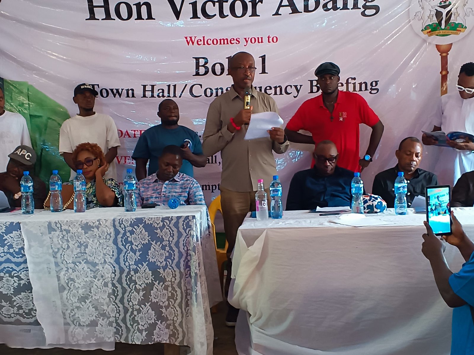 rep victor abang Rep Abang distributes N48m Christmas gifts to constituents, presents midterm scorecard