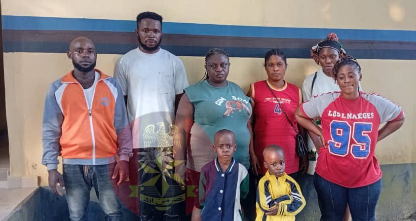 rescued kidnap victims 2 Army rescues 8 kidnap victims along Bakassi waterways