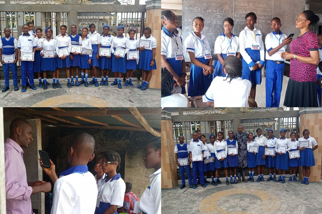 Apostolic Secondary Grammar School Ugep Press Club Apostolic Secondary Grammar School Ugep Press Club celebrate Press Week with interviews, lectures