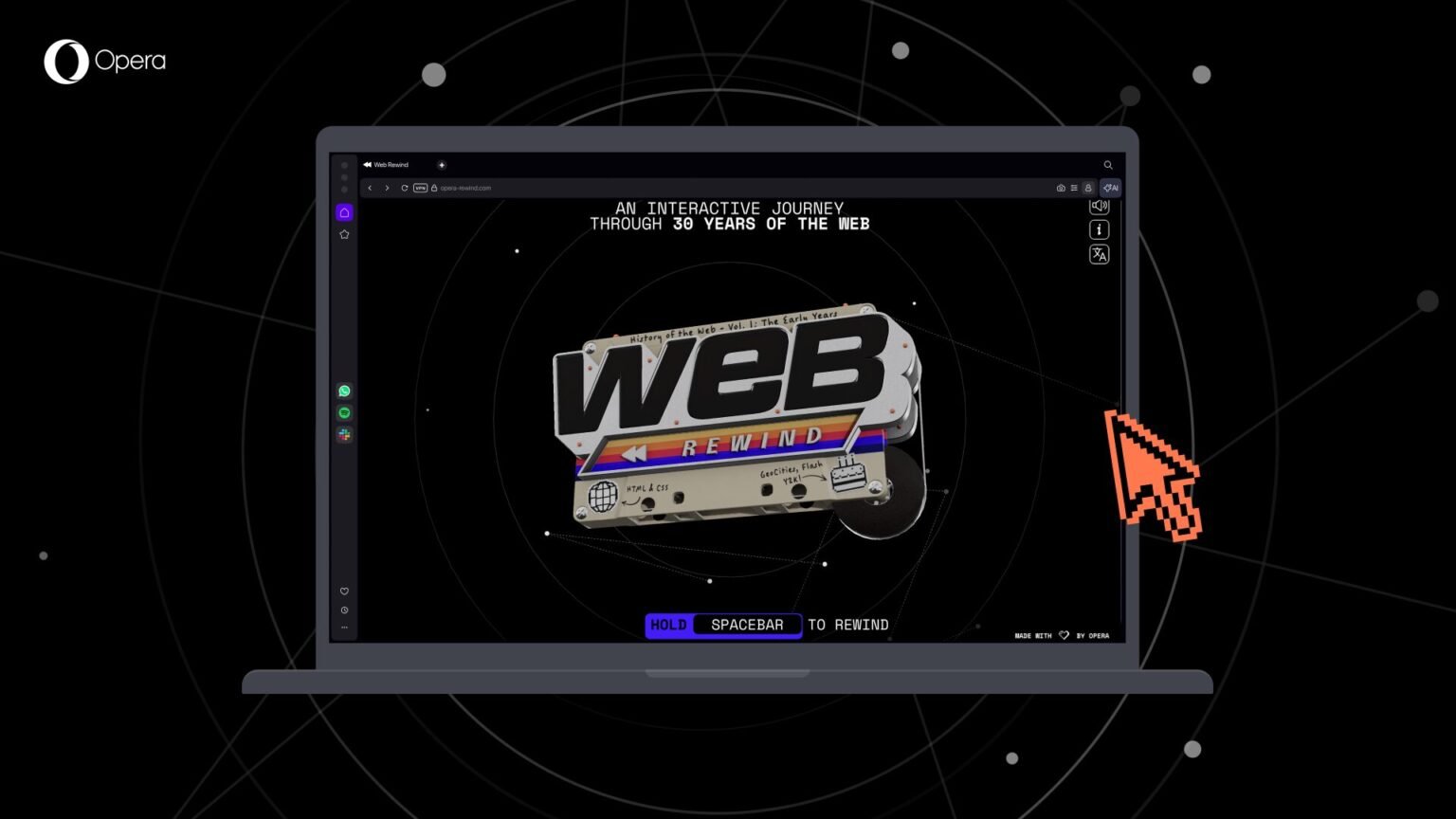 Opera Web Rewind How to apply for Opera Web Rewind to win a trip to CERN in Switzerland