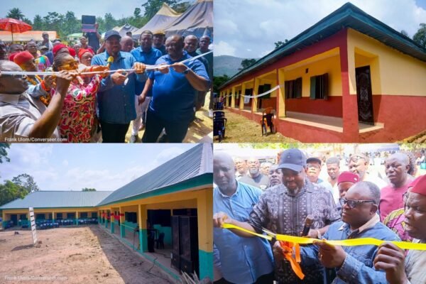 Peter Akpanke Commissions 9 classroom blocks in Obudu Akpanke commissions 9-classroom blocks, drums support for Tinubu, Otu