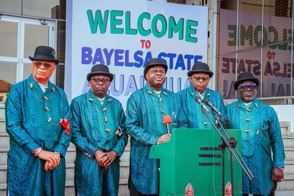 South South Governors Bassey Otu Umo Eno Monday Okpebholo Douye Diri Siminalayi Fubara South South govs back Tinubu’s executive order on oil revenue remittance