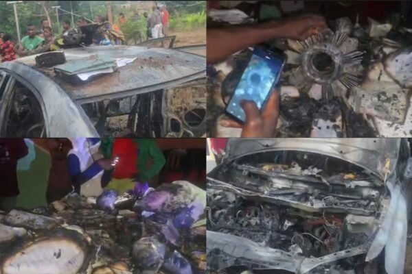 St Mary Quasi Parrish Catholic Church Boki Set on Fire 8 Arsonists set Catholic Church's records, priest's vehicles on fire in Cross River