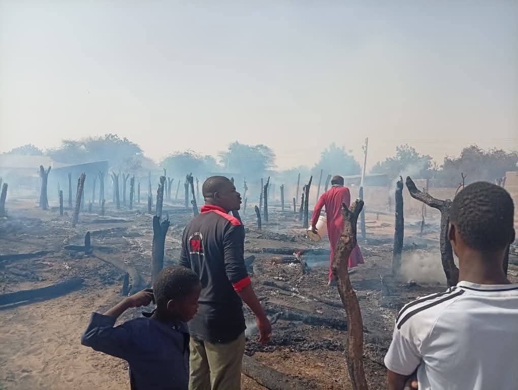 Yobe fire 4 Fire ravages 3 LGAs in Yobe