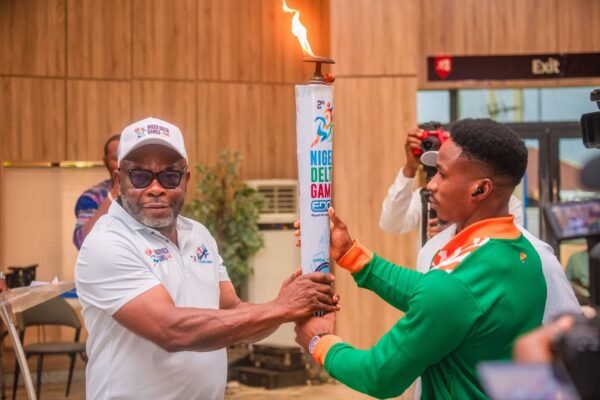 cfad4c86 437e 4386 bfbb 296d3ca31eae Gov Otti Pledges Enhanced Performance as Niger Delta Games’ Torch Arrives Abia