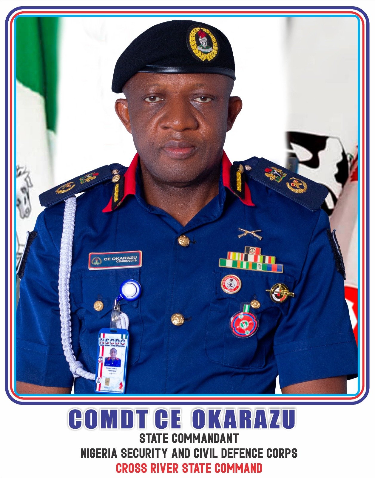 CE Okarazu C'River NSCDC warns contractors over fibre optic cable damage