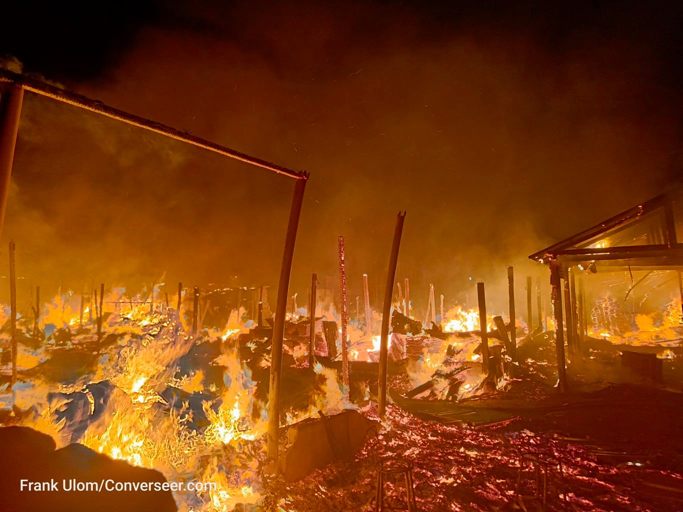 Calabar Akim Timber Market Fire "Send down rain, Lord", business owners cry as fire guts timber market in Calabar