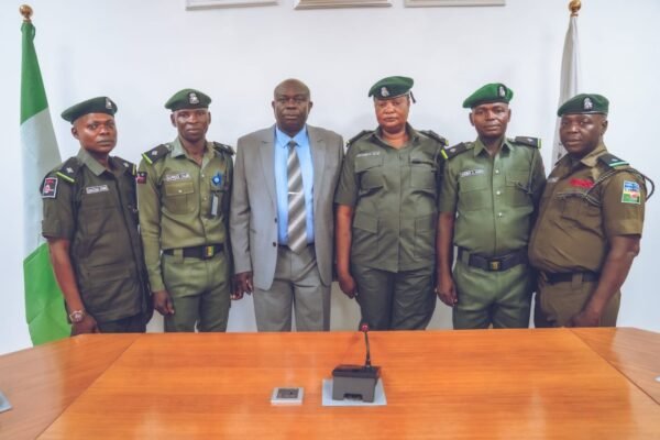 ICPC Musa Adamu Aliyu and ASPs ICPC chairman charges 5 newly promoted ASPs not to disgrace badge