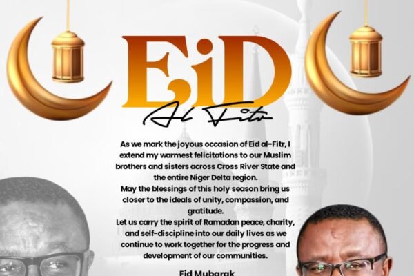 Orok Duke Eid el Fitr Eid-el-Fitr: Orok Duke felicitates Tinubu, Muslims, urges national unity