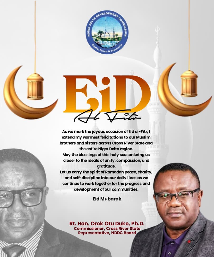 Orok Duke Eid el Fitr Eid-el-Fitr: Orok Duke felicitates Tinubu, Muslims, urges national unity