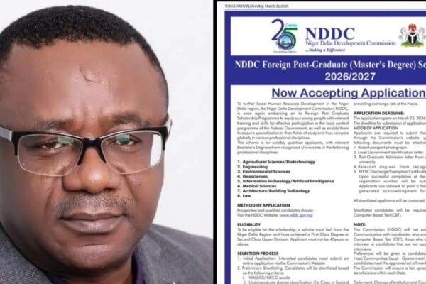 Orok Duke NDDC scholarship Orok Duke sensitises Cross Riverians on NDDC Foreign Scholarship Programme