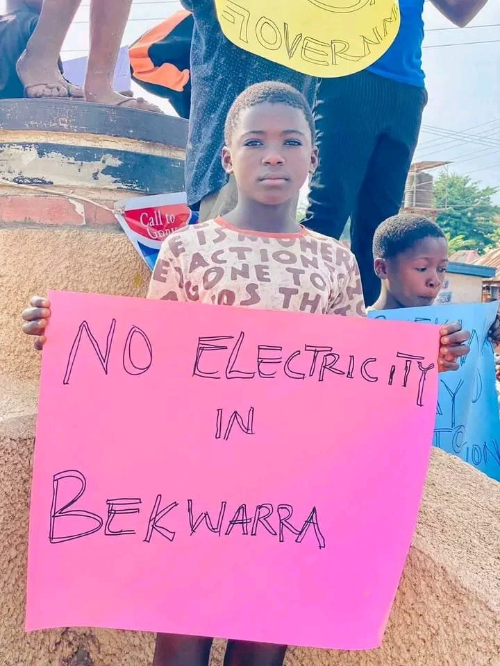 Bekwarra light protests Bekwarra cries out: "Is this neglect?" - Chairman appeals for calm amidst protests