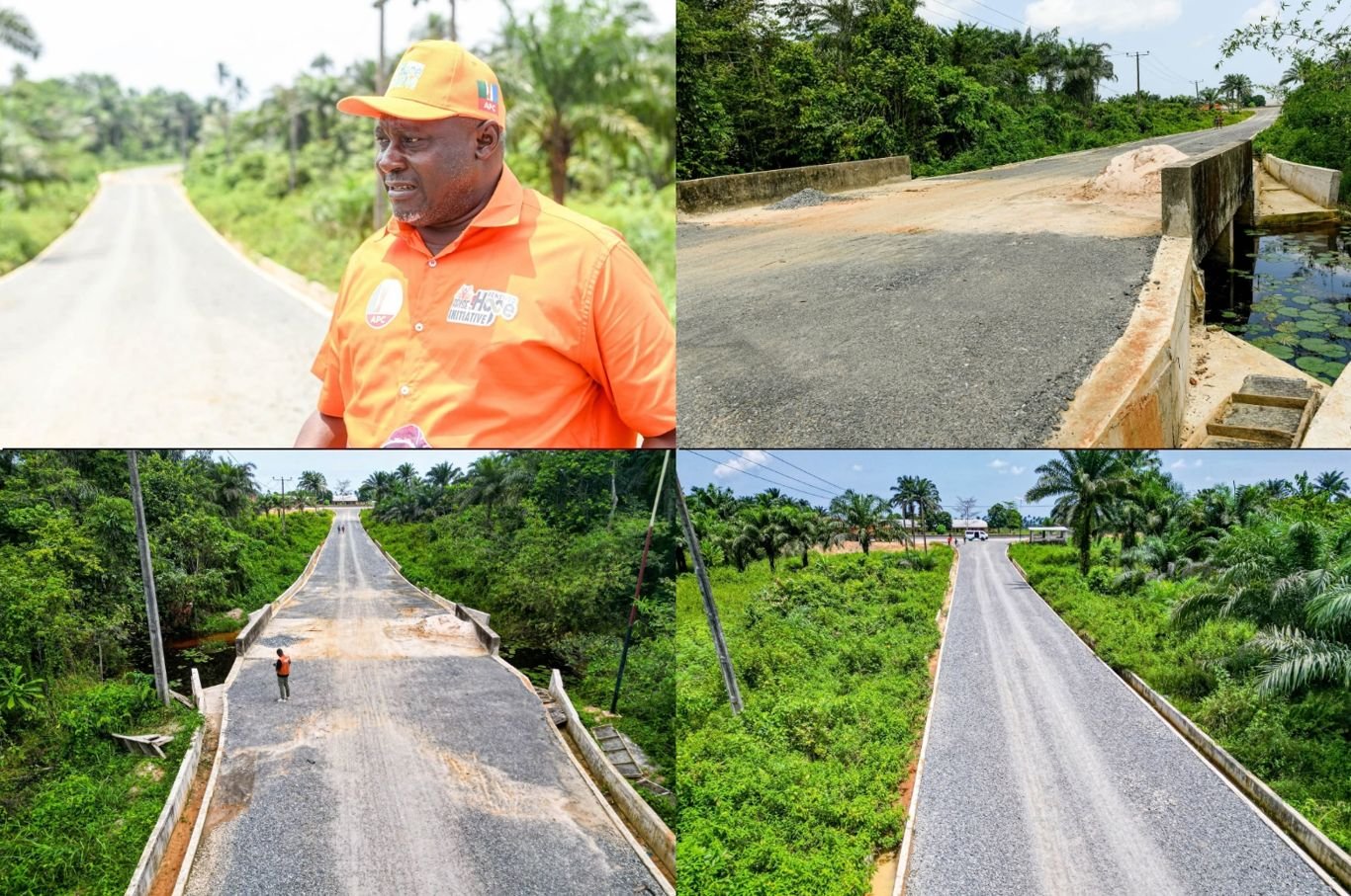 Converseer Ime Williamson Essien Projects 10 LG Chairman constructs 1.7km road with bridge, others in Akwa Ibom