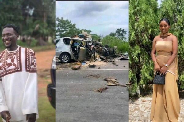 Converseer.com Ajor Gloria and Engineer Godwin Benjamin UNICAL Auto crash claims lives of UNICAL convocation attendees along Ogoja-Calabar road