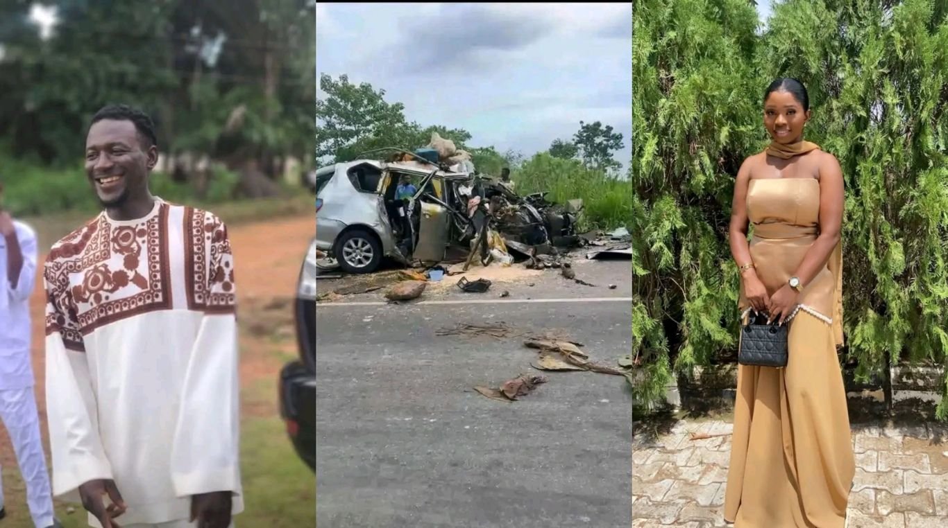 Converseer.com Ajor Gloria and Engineer Godwin Benjamin UNICAL Auto crash claims lives of UNICAL convocation attendees along Ogoja-Calabar road