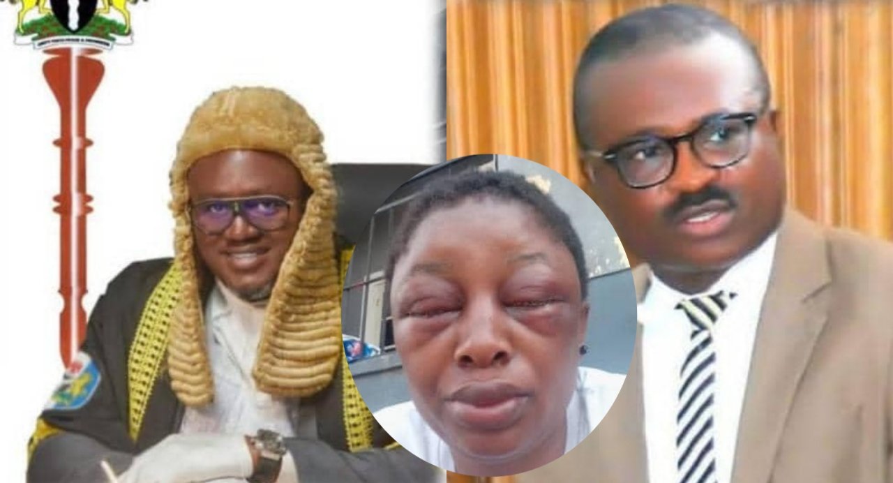 Elvert Ayambem and Ovat Agbor and his wife C'River Assembly Speaker under fire for reinstating lawmaker accused of domestic violence