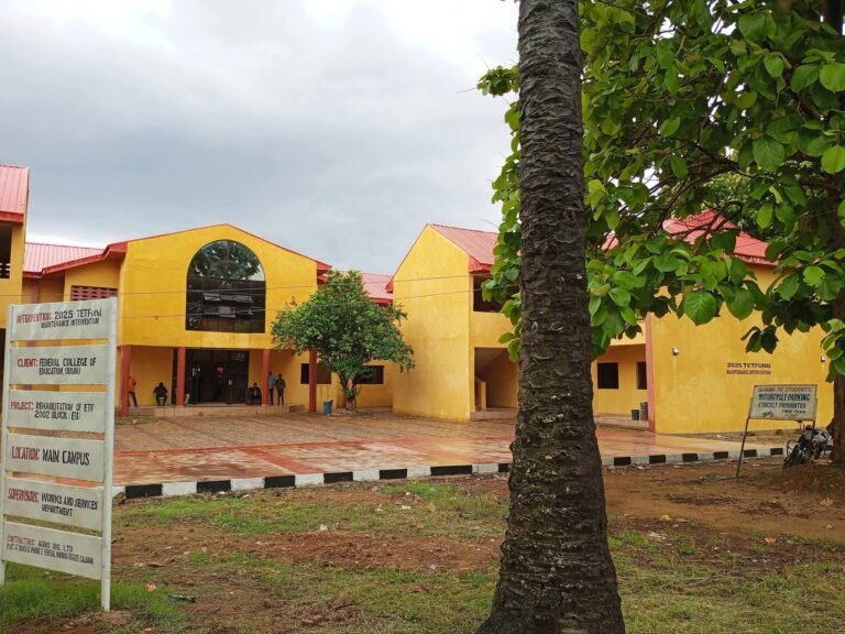 FB IMG 1777586999750 FCE Provost Utubaku Hands Over Rehabilitated ETF 2002 Block (EB) to Dean Orim Under 2025 TETFUND Intervention