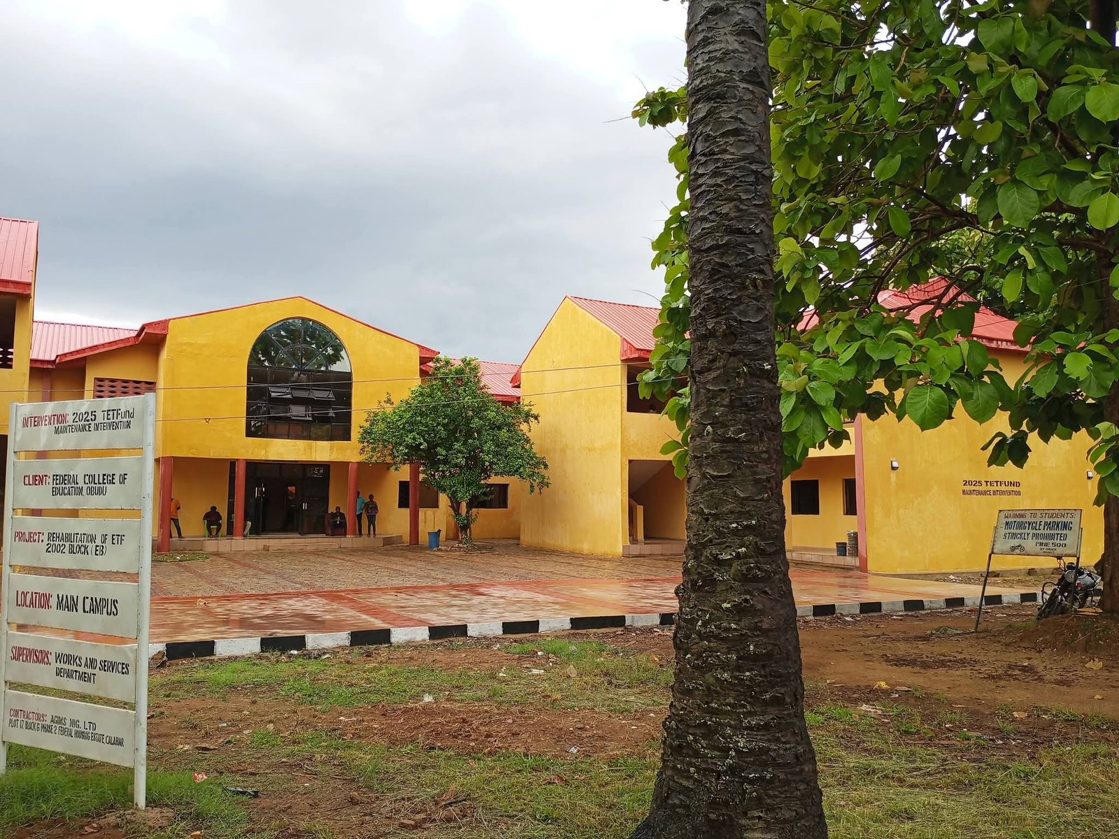 FB IMG 1777586999750 FCE Provost Utubaku Hands Over Rehabilitated ETF 2002 Block (EB) to Dean Orim Under 2025 TETFUND Intervention