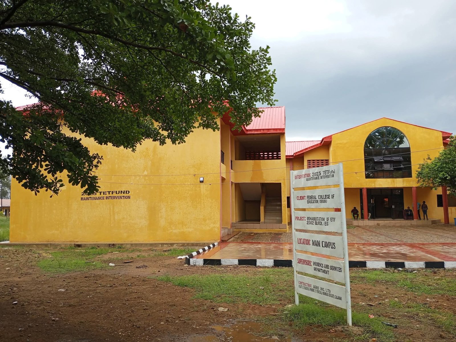 FB IMG 1777587002156 FCE Provost Utubaku Hands Over Rehabilitated ETF 2002 Block (EB) to Dean Orim Under 2025 TETFUND Intervention
