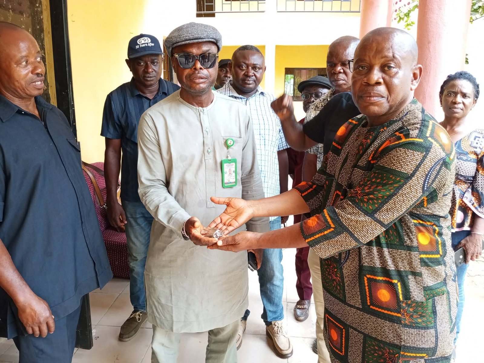 FB IMG 1777587014413 FCE Provost Utubaku Hands Over Rehabilitated ETF 2002 Block (EB) to Dean Orim Under 2025 TETFUND Intervention