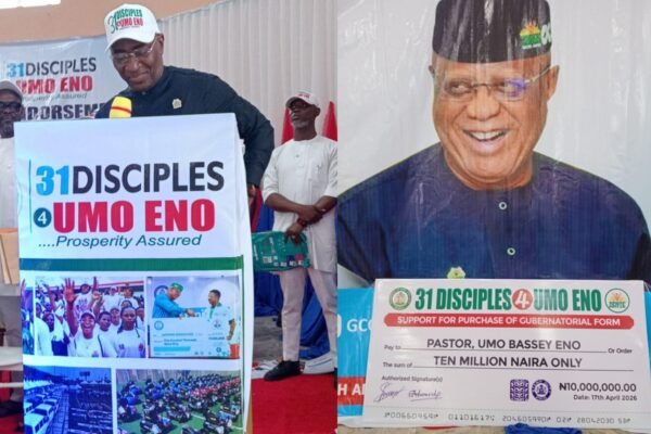 IMG 20260418 144305 Umo Eno 31 Disciples Dole Out N10 for Purchase of Guber Form