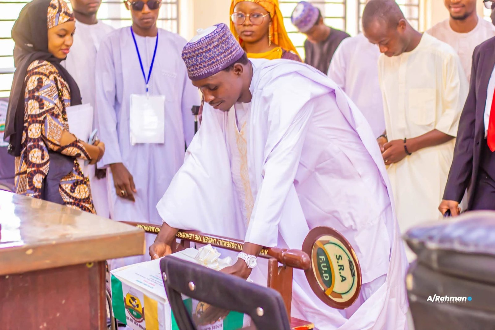 Isah Ibrahim FUD SUG President 4 Reactions as SUG President presents 2026 budget