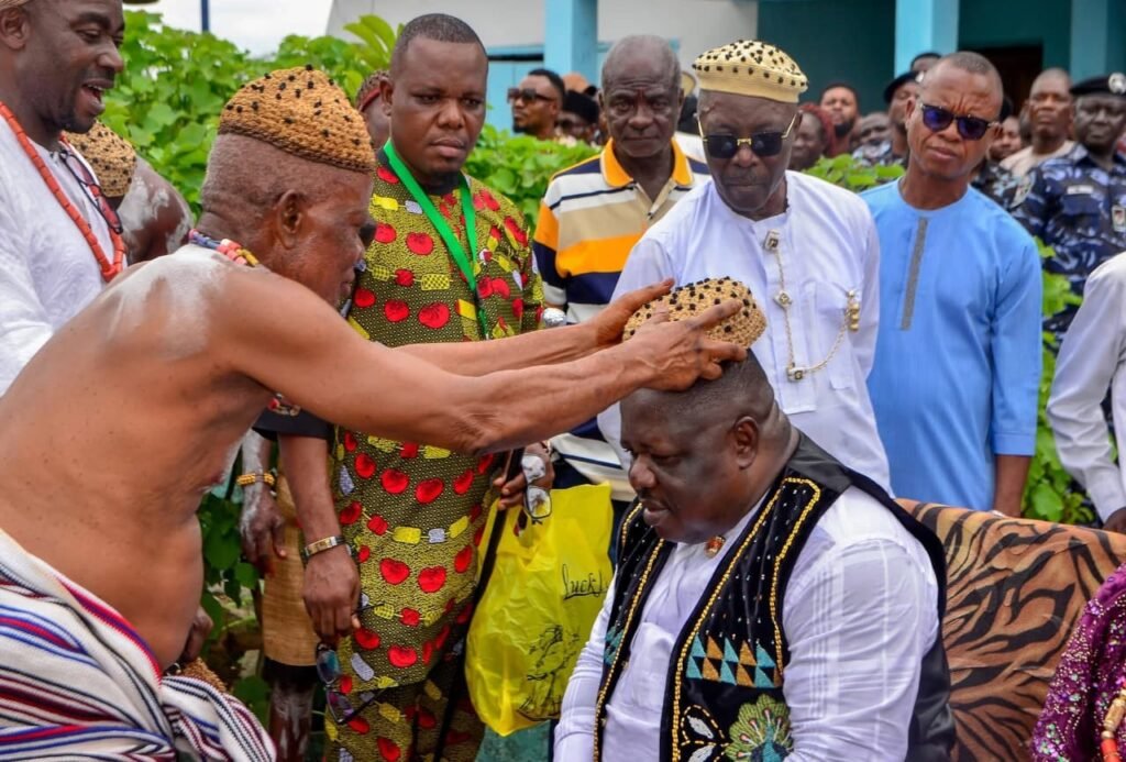 Ofem Ikpi Arikpo Ugep-Born First CP, Ofem, Gets Chieftaincy Title