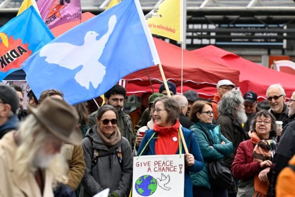 traditional Rhine Ruhr Easter March in Duisburg Annual Easter peace marches draw thousands across 70 German towns