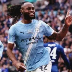Antoine Semenyo Man City Antoine Semenyo Strikes as Manchester City Beat Chelsea to Win FA Cup