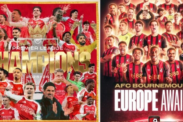 Arsenal and Bournemouth Bournemouth Deliver Arsenal's First Premier League Trophy in 22 Years