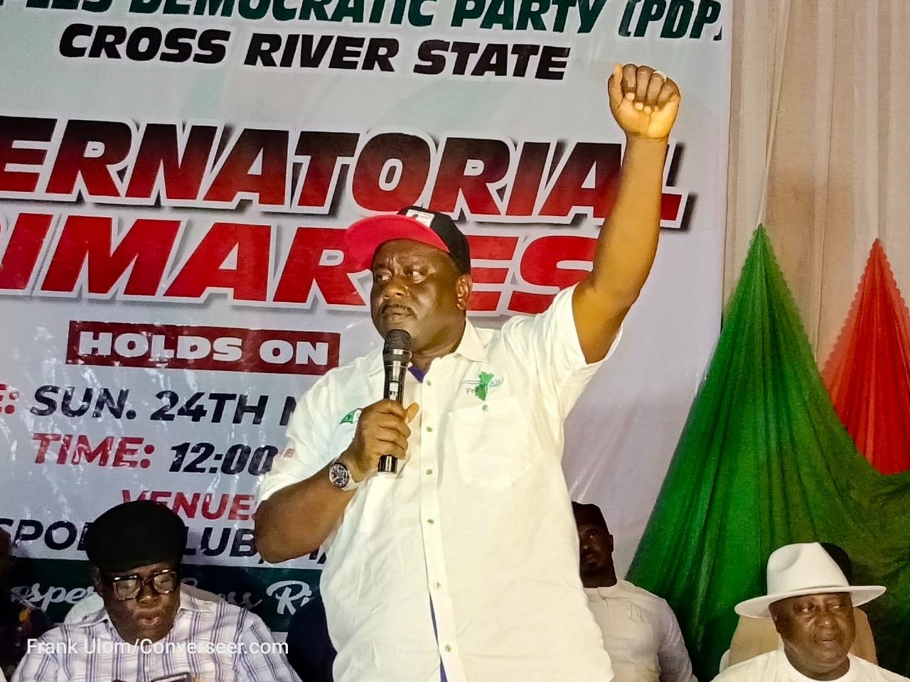 Arthur Jarvis Archibong PDP Defies Rain, Elects Arthur Jarvis as Guber Candidate in Cross River