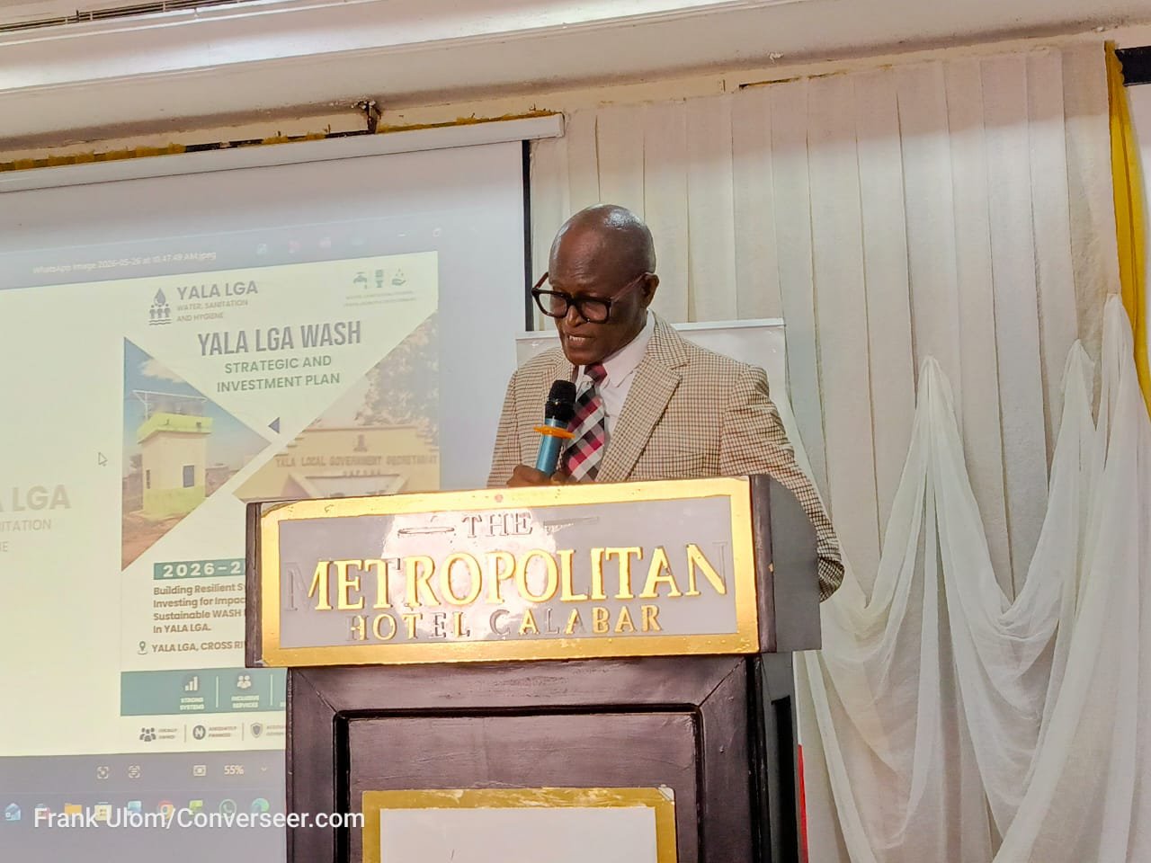 Bassey Mensah Cross River State Strategic WASH Documents Launch Cross River, SHA Launch 4 Strategic WASH Documents