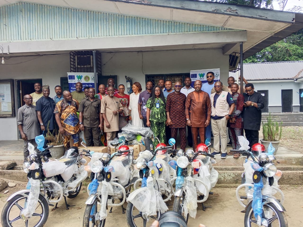 Cross River Forestry Commission Motorcycles 2 Cross River Forestry Commission Receives Patrol Motorcycles for Forest Surveillance