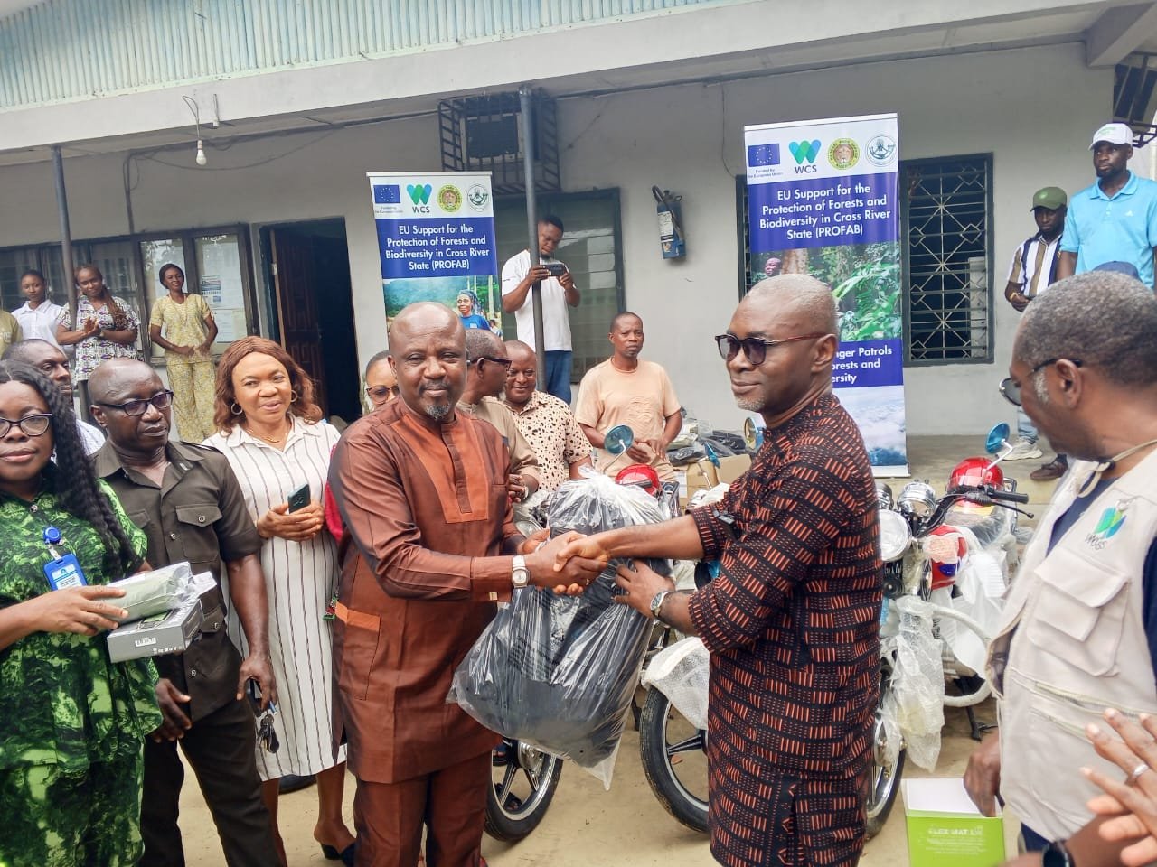 Cross River Forestry Commission Motorcycles Cross River Forestry Commission Receives Patrol Motorcycles for Forest Surveillance