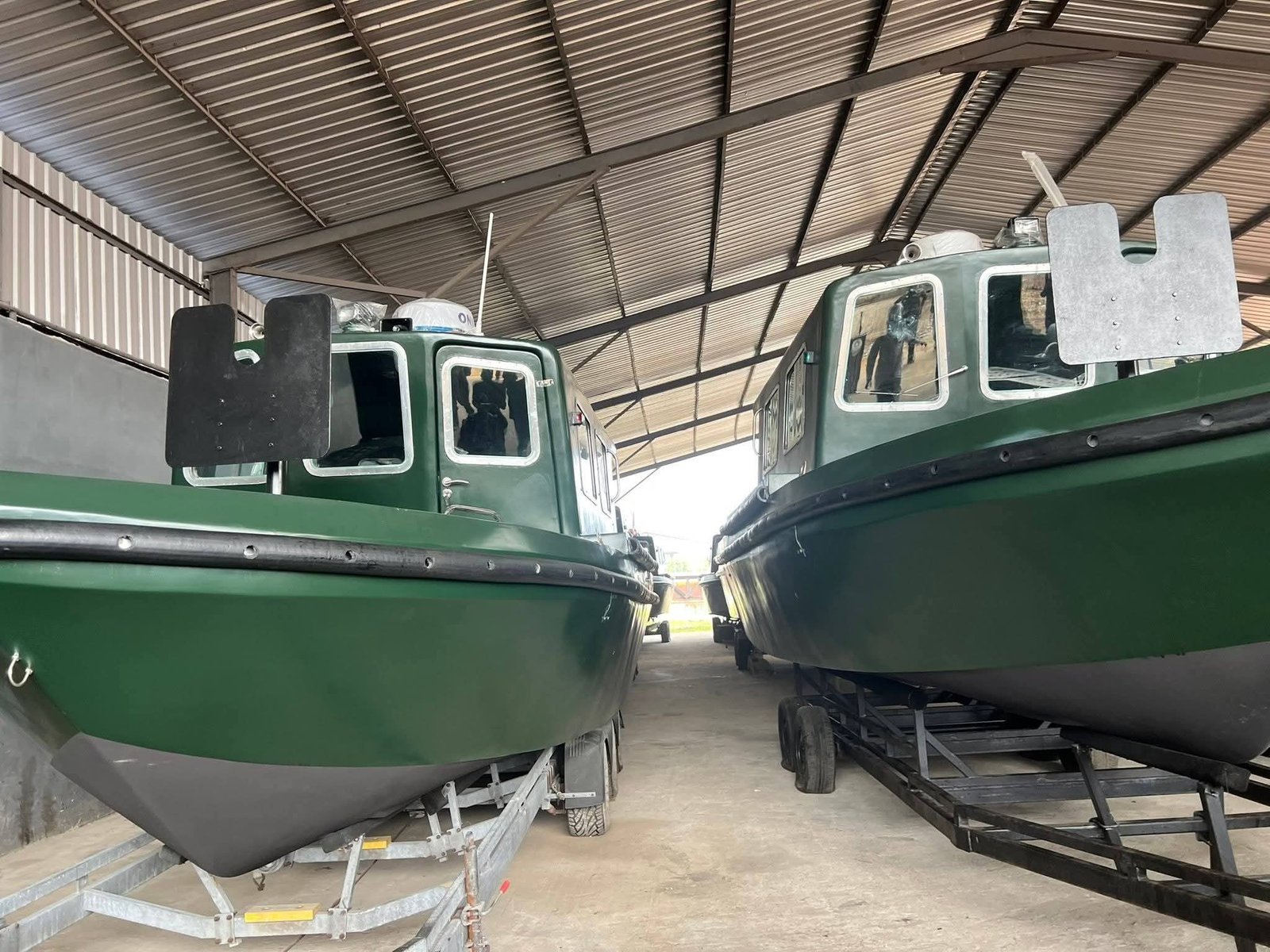 FB IMG 1778940080187 Tantita Donates 15 Gun Boats to Nigerian Navy, Army
