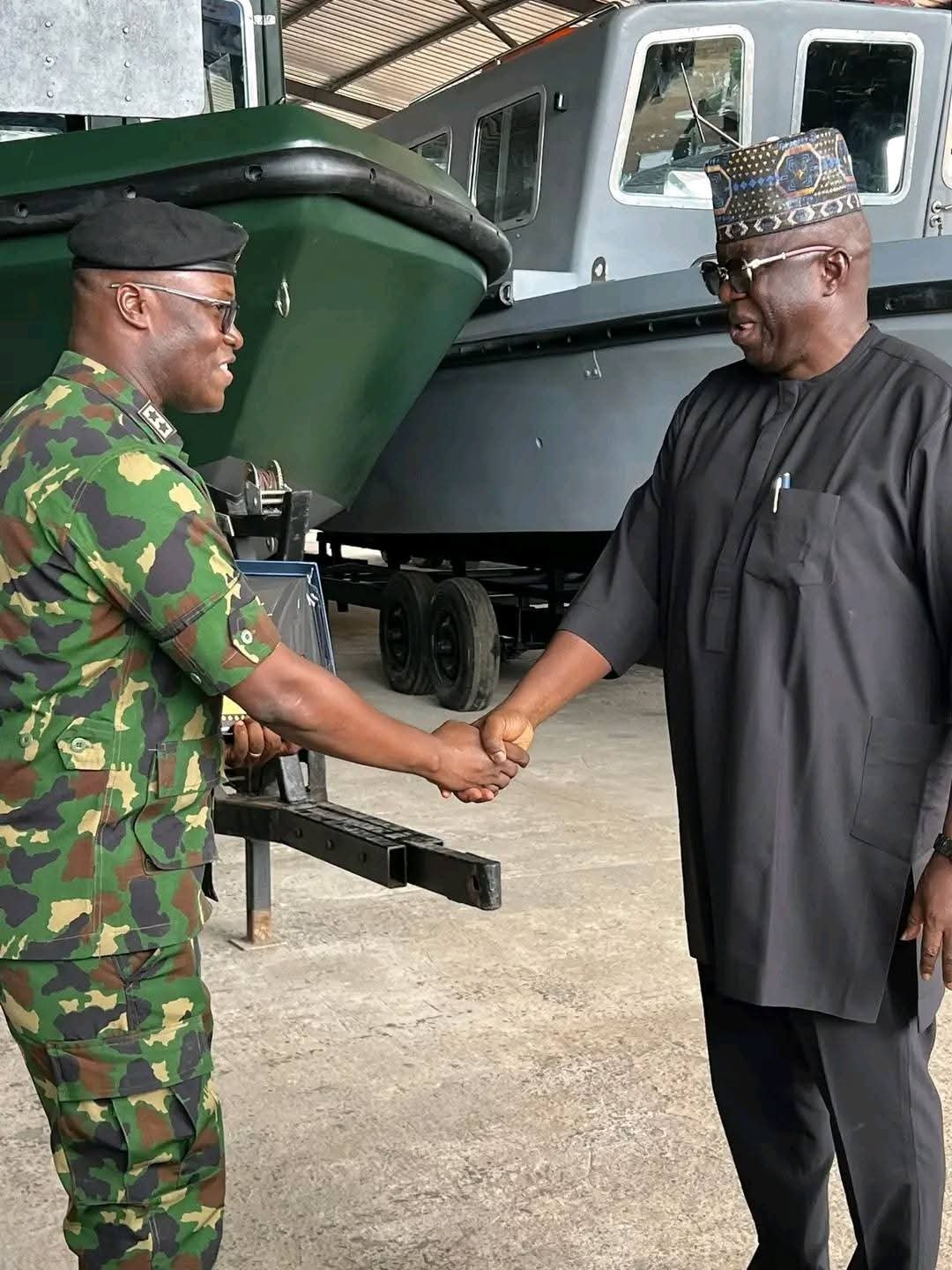 FB IMG 1778940094114 Tantita Donates 15 Gun Boats to Nigerian Navy, Army