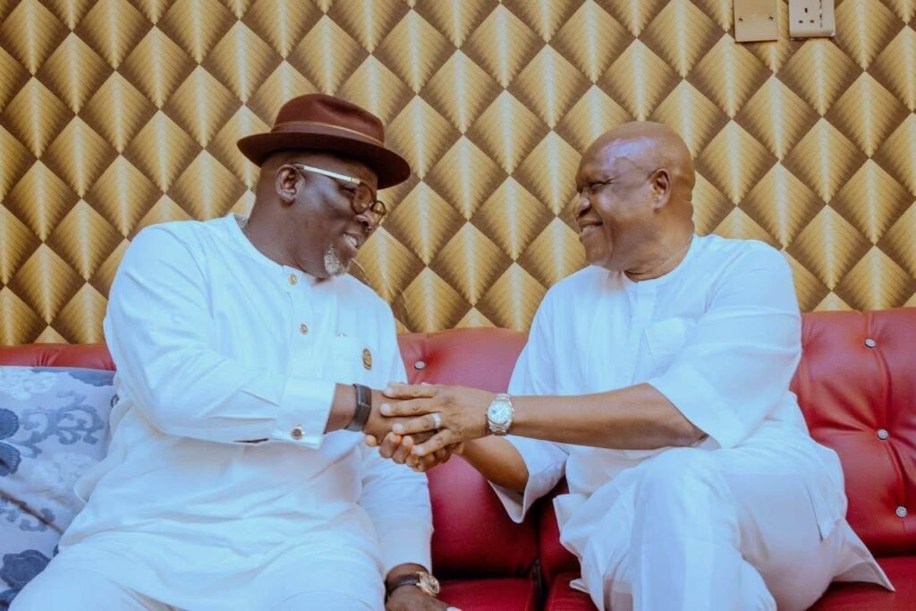 Oborevwori and Emerhor Presidential Primary: Oborevwori Visits Emerhor, Rallies Massive Votes For Tinubu