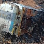Ogoja Fuel Tanker Explosion Man's Disability Saves His Life as 20 Die While Scooping Fuel From Fallen Tanker in Ogoja