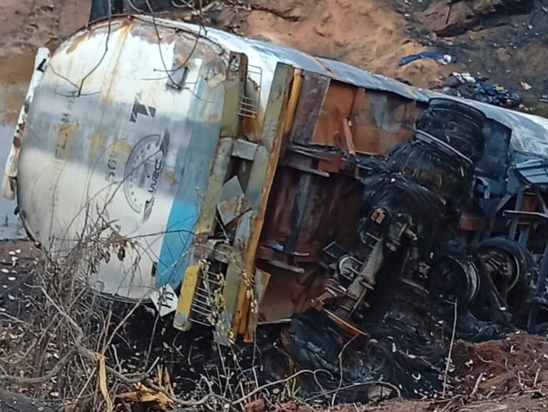 Ogoja Fuel Tanker Explosion Man's Disability Saves His Life as 20 Die While Scooping Fuel From Fallen Tanker in Ogoja