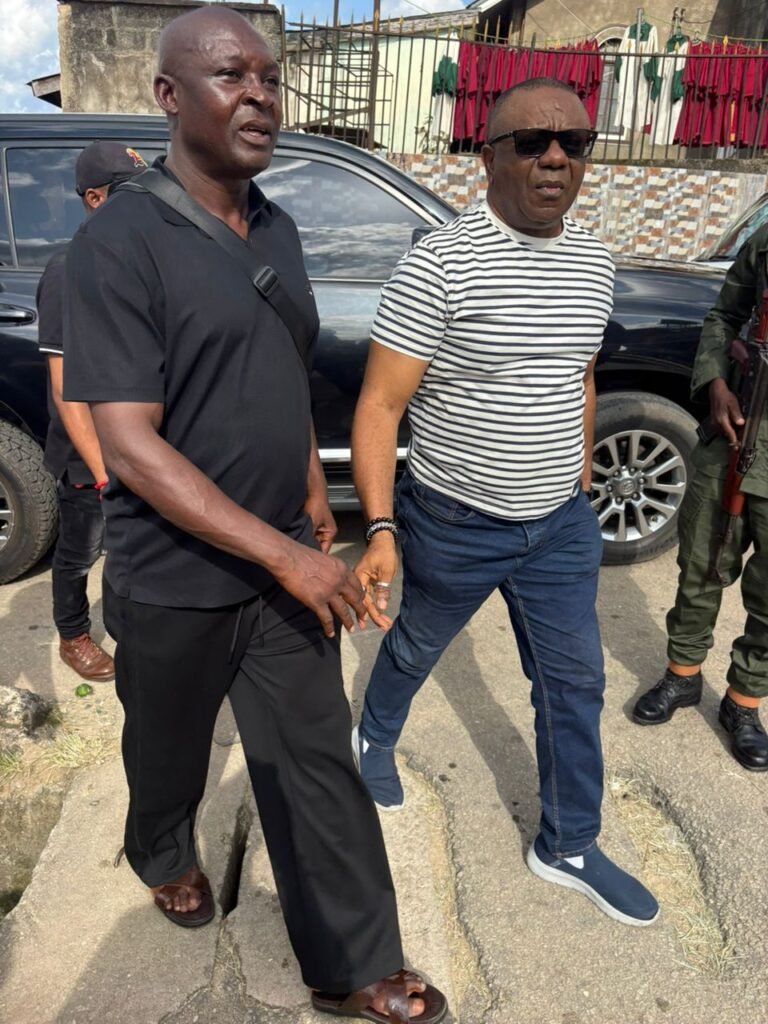 Orok Duke and Effiong Ekarika Orok Duke Congratulates Ekarika for Clinching Assembly Ticket for Second Term Bid