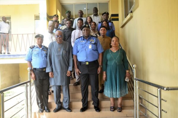 Police Rashid Afegbua and INEC REC George Yomere CP Afegbua Receives New Cross River REC, Reaffirms Commitment to Election Security