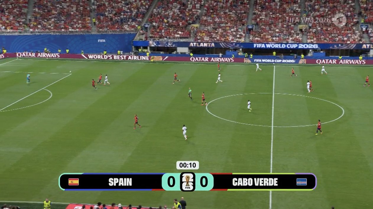 LIVE MATCH: Spain vs Cape Verde | FIFA World Cup 2026