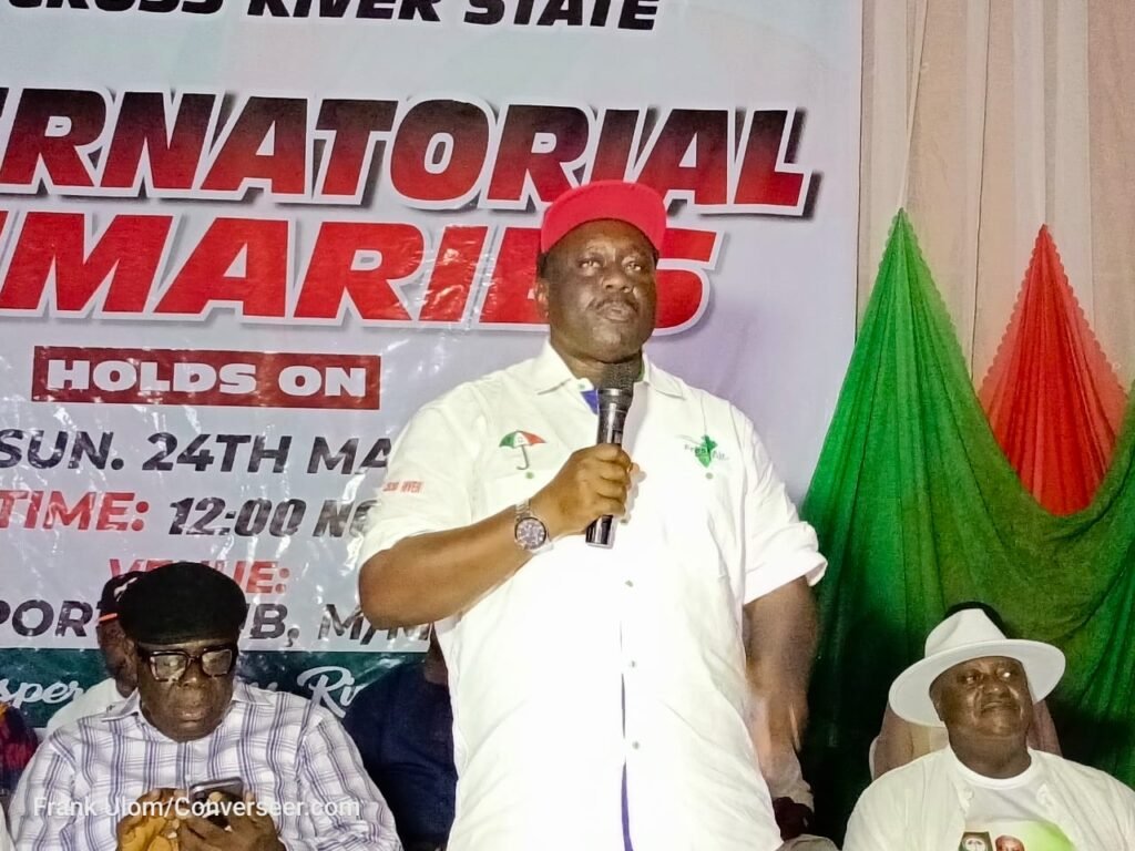 Guber PDP candidate urges Cross Riverians to vote out APC in 2027