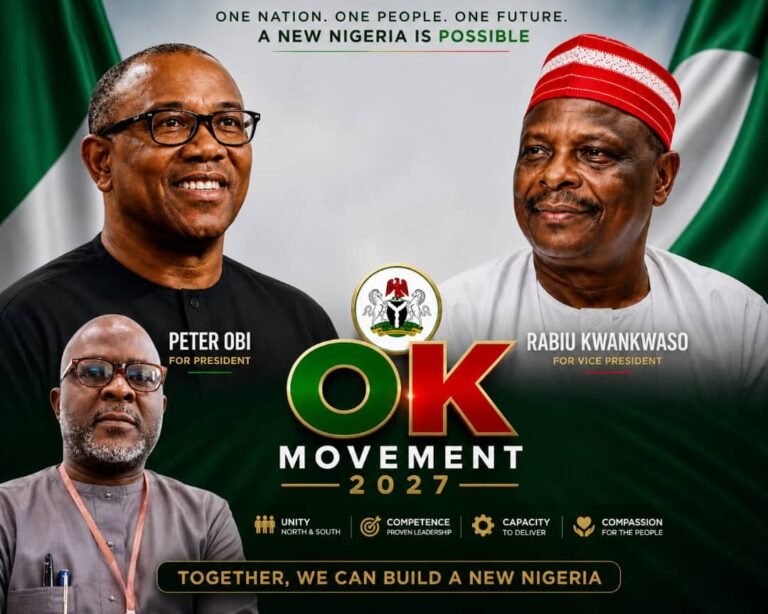Obi Kwankwaso OKMovement NDC Lists Reasons Nigerians Should Vote Obi-Kwankwaso in 2027
