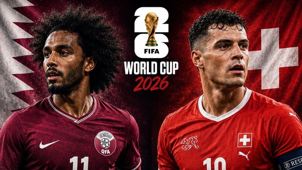 LIVE MATCH: Qatar vs Switzerland | FIFA World Cup 2026