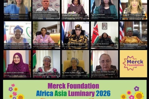 Merck Foundation Chairman & CEO, and 12 First Ladies of Africa and Asia inaugurate the 13th Merck Foundation Africa Asia Luminary 2026